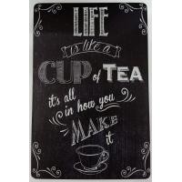 ราคา ป้ายสังกะสี ป้ายวินเทจ ขนาด 20x30ซม (20348021150)