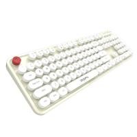 ราคา แป้นพิมพ์คอมพิวเตอร์แบบมีสาย mofii แป้นพิมพ์สไตล์ย้อนยุคพร้อมปุ่มกดกลม104ปุ่มคีย์บอร์ดเรืองแสงเงียบสำหรับแล็ปท็อป Windows (21170984127)