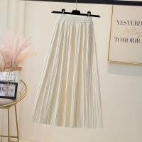 ราคา กระโปรงพลีทอัดกลีบยาว สีพื้น ผ้าทิ้งตัว กลีบไม่คลาย กระโปรงพลีท จีบแน่นจีบสวย ผ้าไหมอิตาลีกระโปรงพลิ้วเกรดดี นุ่มพลิ้ว นุ่มใส่สบาย (20732739189)