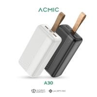ราคา ACMIC A30 Powerbank 30000mAh จ่ายไฟ Output ช่อง USB รับประกันสินค้า 1 ปี (15669873263)