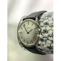ราคา SEIKO Chariotไขลาน2220 0180นาฬิกาญี่ปุ่นแท้100 อายุมากกว่า40ปีรุ่นหายากตัวเรือนสแตนเลสหน้าปัดสีเงินสายหนังใหม่กระจกคริสตัลอะครีลิคมือสองสวย (20787745353)