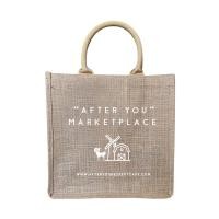 ราคา After you market place bag กระเป๋าผ้าป่านลายมาร์เก็ตเพลส (20692104736)
