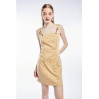 ราคา ESP เดรสนิตลายดอกไม้ ผู้หญิง สีเหลือง Floral Knit Dress 5960 (19012072582)