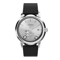 ราคา TIMEX TW2V63100 Marlin Automatic x Snoopy Easy Rider นาฬิกาข้อมือผู้ชาย สายหนัง สีดำ หน้าปัด 40 มม (21145007646)