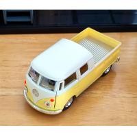 ราคา โมเดลรถเหล็ก DC พาสเทล รถตู้ 1963 Volkswagen Bus Double cab Pickup รถโฟล์คตู้กระบะ สีหวาน (20966088636)