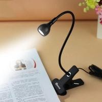 ราคา Portable LED Reading Light Clip Light Book Light bedside USB Light (20413885133)