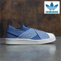 ราคา ราคาพิเศษ Adidas Originals ซุปเปอร์สตาร์ Slip On S76410รองเท้า Tech Ink ขนาด US ผู้หญิง (4782614391)