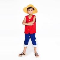 ราคา ชุด cos ลูฟี่วันพีซชุดการแสดงอนิเมะเสื้อผ้าคอสเพลย์ชุดการแสดงวันเด็กวันเด็ก (20629829691)