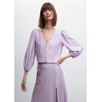 ราคา MANGO BLOUSE MUFFLIN H เสื้อเบลาส์ REF 47064009 (20953056658)