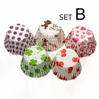 ราคา ถ้วยคัพเค้ก สำหรับเหรียญโปรยทาน 100 ถ้วย คละลาย เฉพาะถ้วย (20291791509)