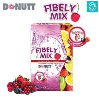 ราคา 1 กล่อง โดนัทท์ ไฟบีลี่มิกซ์ กลิ่น มิกซ์เบอร์รี่ ขนาด 10 ซอง กล่อง Donutt Fibely Mix Mixed Berry Flavor (4866198289)