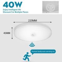 ราคา ไฟเซนเซอร์ LED โคมไฟเพดาน เซ็นเซอร์ตรวจจับการเคลื่อนไหวของไฟกลางคืน Motion Sensor Ceiling Light (20972047690)