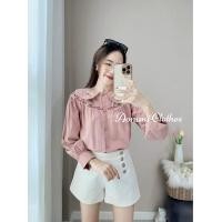 ราคา เสื้อแขนยาวคอบัว ปักเอกไม้แน่นๆ อก 38 ยาว 23 ไม่อนุญาตให้นำรูปไปใช้ทุกกรณี (20160832156)