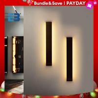 ราคา โคมไฟติดผนัง LED แบบโมเดิร์น5W 10W 14W 18W AC85 265V กรอบไฟผนังข้างเตียงห้องนอนสำหรับห้องนั่งเล่นภายในอาคารสีดำขาว (21170672800)