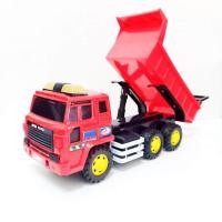 ราคา รถสิบล้อ CONSTRUCTION CONVOY ยาว 32 ซม ทำรถแห่ รถดั้ม รถ ทุก หิน ดิน ทราย ได้ มีลานในตัว ล้อมีเสียงด้วยนะ ดั้มยกเทได้ สุดๆ อย่างดี ราคาถูก 172 (704284876)