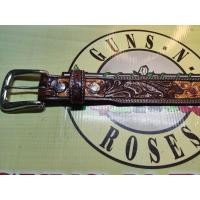 ราคา เข็มขัดหนังดุนลายคาวบอยขนาด40มมหนังวัวเกรดAหัวซิงค์แบรนด์guns n roses (16665895154)