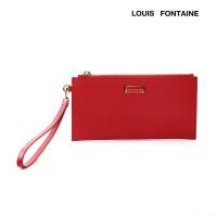 ราคา Louis Fontaine กระเป๋าคล้องมือ รุ่น CARINE II สีแดง (17785137112)