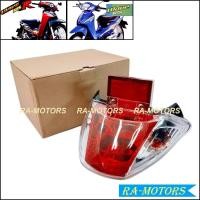 ราคา C HMA ไฟท้าย ทั้งชุด เวฟ125R เวฟ125Sรุ่นเก่า ฝาครอบ ชุดสายไฟ ขั้วหลอด หลอดไฟ ไฟทับทิม อะไหล่เดิมเวฟ ไฟท้ายเวฟ125 ไฟท้าย125R (21040135833)