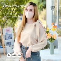 ราคา ด่วนพิเศษ พร้อมส่ง เสื้อลูกไม้ลายฉลุ น่ารักๆ รุ่น บ ปาดไหล่ Recommended (20491135199)