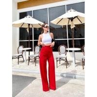 ราคา กางเกงขายาวทรงกระบอกตะขอหน้างานป้ายpromthong (16234742579)