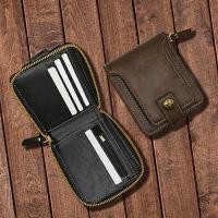 ราคา กระเป่าสตางค์ความจุใหญ่หนัง PU สำหรับผู้ชายป้องกันการสึกหรอและกันรอยขีดข่วนแนวนอนแบบสั้นพร้อมกระเป๋าสตางค์แบบมีซิป (20148768289)
