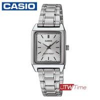ราคา Casio Standard นาฬิกาข้อมือผู้หญิง สายสเตนเลสสตีล รุ่น LTP V007D 7EUDF หน้าขาว เงิน (4673301)