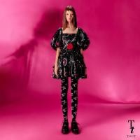 ราคา TandT BARRYDEL DRESS SWEET CHILD PRINTED PUFF SLEEVE LAYERED RUFFLE MINI DRESS เดรสสั้นพิมพ์ลายตกแต่งรูดชั้นระบาย แขนสั้นทรงพอง พิมพ์ลายโซ่ไข่มุกสีดำ ขาว (19933166875)