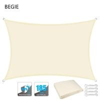 ราคา กันน้ำ Sun Shade Sail 98 UV Block Canopy กันสาดสแควร์สี่เหลี่ยมผืนผ้า3M 3M 3 6M 3 6M 5M 3M 4M 3M สำหรับสวนสนามหญ้า Patio 40 OFF (21171100819)