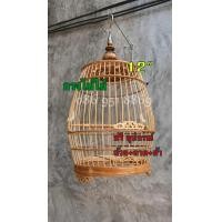 ราคา กรงกลมไม้ไผ่ ตะขอเลส พร้อมจานแกะลาาย กรงจีน 12 นิ้ว กรงนกหัวจุก ฟรี ถ้วย ผ้า ถาด (21071171394)