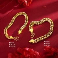 ราคา สร้อยข้อมือชุบทอง 24k กำไลข้อมือทอง เลทข้อมือชุบทอง เครื่องประดับแฟชั่น ติดทนนาน ไม่ซีดจาง สำหรับผู้ชาย และผู้หญิง (17506638286)