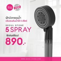 ราคา ฝักบัวกรองน้ำ Seoul Stone 5 Spray รับประกันสินค้า 5 ปี (21242651296)