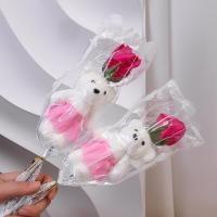 ราคา On Sale 5Pcs หมีสบู่ดอกกุหลาบดอกไม้ประดิษฐ์กุหลาบวันแม่วันวาเลนไทน์วันเกิดเซ็ตสบู่ของขวัญดอกไม้หมีดอกกุหลาบ (21266919536)