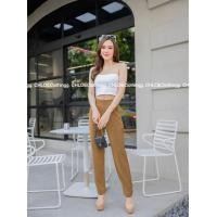 ราคา G02 กางเกงผ้าฮานาโกะ ขากระบอกเล็ก ซิปข้าง มีกระเป๋า สินค้างานป้าย ไซส์S 3XL (21011086212)