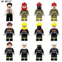 ราคา เลโก้ตัวต่อ ชุดคนก่อสร้าง 8ตัว เลโก้ชุดนักดับเพลิง12ตัว (20812854487)