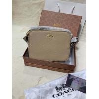 ราคา กระเป๋าสะพายโค้ช ทรงกล่อง กระเป๋าโค้ช กระเป๋าหนังสีล้วน (4494516246)