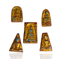 ราคา พระสมเด็จชุดเบญจภาคี เนื้อผงพุทธคุณ สมเด็จวังหน้า (20453719622)
