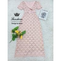 ราคา เดรสสูท งานปักลายหัวใจ Lady sunshine (21253559135)