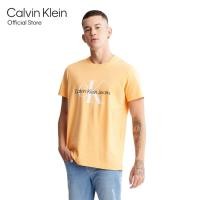 ราคา CALVIN KLEIN เสื้อยืดผู้ชาย ทรง Regular รุ่น J320770 SFX สีส้ม (19924019690)