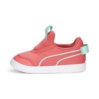 ราคา PUMA KIDS รองเท้าเด็กเล็ก Courtflex v2 Slip On Babies Trainers สีชมพู FTW 37485914 (19905856752)
