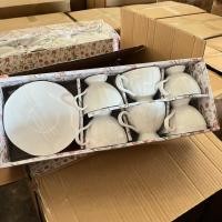 ราคา แก้วกาแฟ 6 ชุด พร้อมจานรอง ชุดของชำร่วยแก้วกาแฟ แก้วชา แก้วนม แก้วเซรามิก เซตแก้วกาแฟราคาถูก แก้วกาแฟสวยๆ ราคาถูก พร้อมส่ง (20996209772)