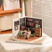 ราคา Robotime Super Creator House DIY บ้านตุ๊กตาพลาสติกจิ๋วสำหรับผู้ใหญ่ชุดประกอบโมเดลอาคารเด็กสาววัยรุ่นตกแต่งห้องผู้หญิง (18837596293)