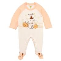 ราคา ENFANT ชุดหมีเด็ก ลายฟักทอง สีครีม เหมาะสำหรับเด็กแรกเกิด 6เดือน (20729459274)