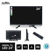 ราคา ALPHA Digital TV LED ขนาด 24 นิ้ว รุ่น LWD 245AA T2รับประกัน 2 ปี (115494743)
