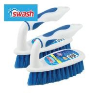 ราคา SWASH Scrub Brush สวอช แปรงขัดพื้นพร้อมที่จับ Pack 2 แปรงเตารีด (340698247)