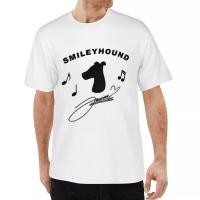 ราคา เสื้อยืดพิมพ์ลายNew Fashion T Shirt 2022 Smileyhound greyhound เสื้อยืดขาย ขนาด S 5XL (20913753735)
