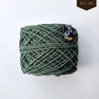 ราคา เชือกฟอกนิ่ม 4Ply โทนเขียว เชือกฟอก สำหรับถักกระเป๋า หมวก งานอยู่ทรง I ไหมพรมฟ้ามุ่ย Fahmui Yarn (19577251840)