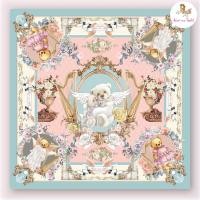 ราคา ผ้าพันคอ ผ้าคลุมไหล่ Kiss me doll น้องหมี ลาย Mine Angel ขนาด 100x100 cm (21200254510)