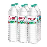 ราคา พร้อมส่ง ออรา น้ำแร่ธรรมชาติ 1500 มล แพ็ค 6 แถม 2 ขวดAura Mineral Water 1500 ml x 8 Bottles (18884177609)