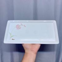 ราคา JUNIMO จานยาว การบินไทย ลายกล้วยไม้ ของใหม่ (20957012351)