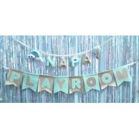 ราคา banner อักษรผ้า BabyBanner ป้ายชื่อลูกน้อย คนรัก ป้ายชื่อร้าน banner อักษรผ้าชื่อเด็ก (12888276167)